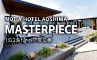 NOT A HOTEL AOSHIMA　MASTERPIECE ペア宿泊券_M308-004