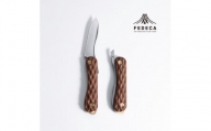 N-90 【FEDECA】 折畳式料理ナイフ Solo 名栗　000865
