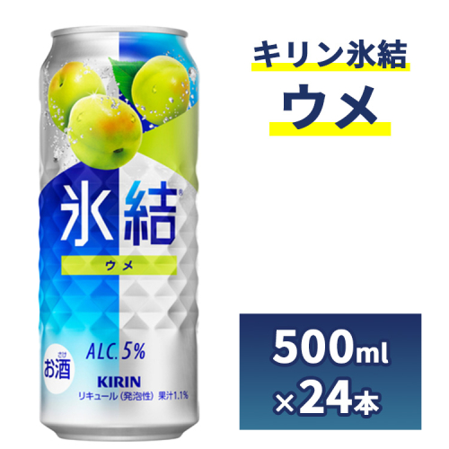 217.キリン氷結　ウメ　500ml　1ケース（24本）◇ 117295 - 静岡県御殿場市