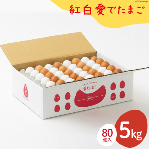 AH102 【業務用】紅白愛でたまご 5kg　【 島原市 業務用 直送 卵破損補償 縁起】 1174157 - 長崎県島原市