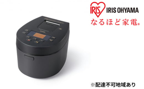 炊飯器 3合 アイリスオーヤマ IHジャー RC-IL30-B ブラック IH炊飯器 炊飯ジャー 銘柄炊き 炊き分け 低温調理 保温 タイマー発酵調理 1174411 - 宮城県大河原町