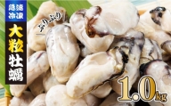急速凍結！冬の味覚国産牡蠣1kg(500ｇ×2袋) 3P25