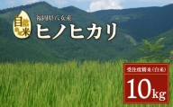 【2024年11月発送開始】＜令和6年度新米＞自然栽培米ヒノヒカリ１０kg