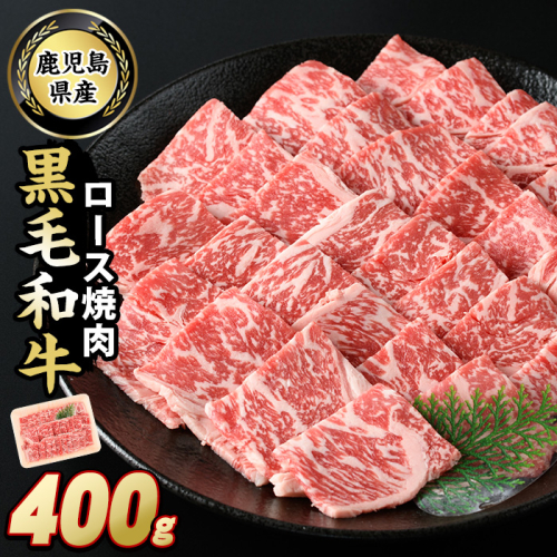 鹿児島県産　黒毛和牛ロース焼肉400g_starzen-6079 118029 - 鹿児島県長島町