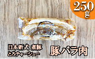 -日本新式 煮豚- ［豚バラ肉］とろチャーシュー 黒タレ 塊肉《千葉県産銘柄豚》林SPF使用