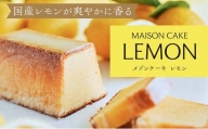 MAISON CAKE レモン 【 お菓子 スイーツ おやつ 甘いもの 焼き菓子 しっとり なめらか レモンケーキ 】