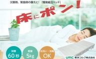Ｍ546　【東洋コルク株式会社】簡易組み立てベッド【床にポン！】
