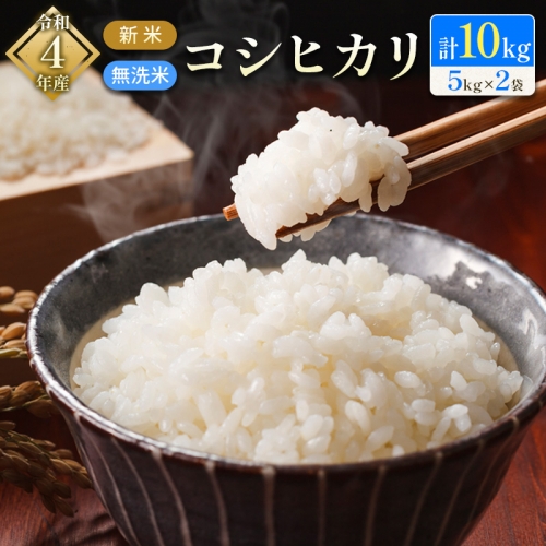 宮崎県産 新米 無洗米 コシヒカリ計10kg(5kg×2袋)【C276】 118599 - 宮崎県新富町