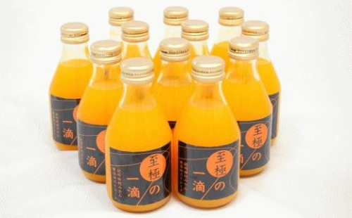 ［無添加］田村みかんの新鮮100％ジュース「至極の一滴」180ml×12本入り★2026年2月中旬頃より順次発送［TM20w］ 1190323 - 和歌山県有田川町