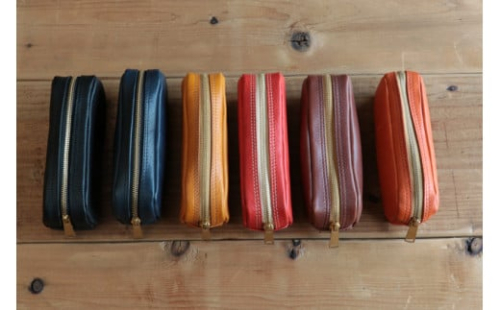 イタリアンレザーペンケース（筆箱）【6色から選べます】 1190342 - 和歌山県有田川町