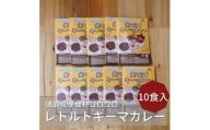 徳島県産食材ゴロゴロキーマカレー　10食入り【1477627】