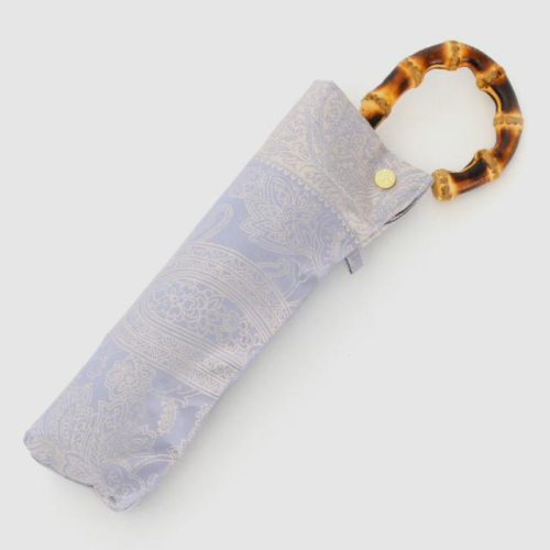 槙田商店【晴雨兼用 折りたたみ傘】kirieペイズリー:アイスブルー FAA5035 119526 - 山梨県富士河口湖町