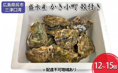牡蠣 殻付き かき小町 12～15個 広島県 呉市産 盛水産