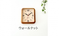【C-47】KATOMOKU　muku clock 20 km-133RC 電波時計（ウォールナット）