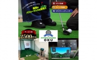 ゴルフ工房　FITTING STUDIO OKU サービス券　2500円分