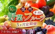 2024年発送【定期便3回】信州 旬の野菜とフルーツ定期便 - b -
