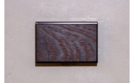 [ウェンジ] arca カードケース 全6種 【85-02WG】／カード入れ スキミング・磁気防止機能付 天然木 シンプル  ギフト 祝い　