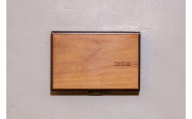 [スモークメイプル] arca カードケース 全6種 【85-02SM】／カード入れ スキミング・磁気防止機能付 天然木 シンプル  ギフト 祝い　