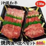 沖縄和牛　焼肉食べ比べセット600g