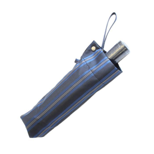 槙田商店【紳士折りたたみ傘 】Tie Stripe×Plain ブルー FAA5017 120313 - 山梨県富士河口湖町