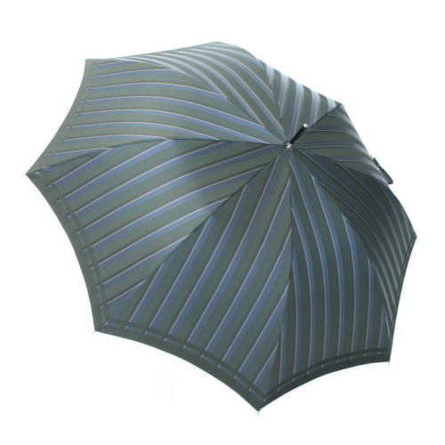 槙田商店【紳士雨傘】長傘 Tie Stripe×Plain ダークグリーン FAA5010 120318 - 山梨県富士河口湖町