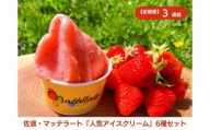 【定期便7月発送～3ヶ月連続】マッテラート　人気アイスクリーム詰め合わせ6個セット