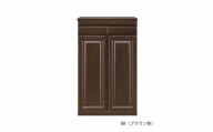 60幅 家具調仏壇 ハイタイプ 日本製 仏具 開き戸 カウンター付き 60センチ【BR（ブラウン色）】