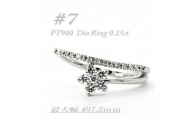 流星の様に指の上で、ダイヤモンドの星が煌く指輪です　RCR001DI-P #7【1466306】