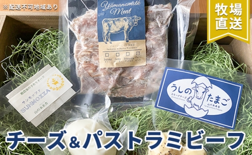 牧場直送チーズ&パストラミビーフ 120858 - 熊本県山都町