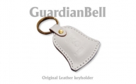 Roughtail leather works＜ガーディアンベル レザーキーホルダー＞ホワイト【1482955】