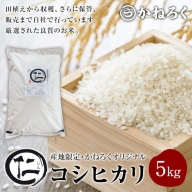 厳選コシヒカリ 仁米 5kg　かねろく お米 こしひかり 白米 長野 上田市 シャリ 5キロ