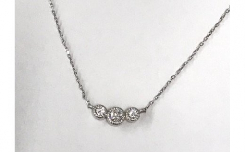 プラチナ製 ダイヤモンド ペンダント　G01-1314 121514 - 山梨県甲斐市
