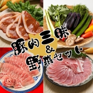 食の都庄内　庄内豚肉三昧・庄内野菜セット