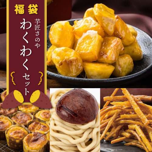 芋匠さのや 福袋 わくわく スイーツセット（スイートポテト/モンブラン/大学芋/芋けんぴ） 015B519
 1221490 - 大阪府泉佐野市