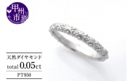 指輪 天然 ダイヤモンド 0.05ct SIクラス Lucasリュカ【pt950】r-245（KRP）G82-1410