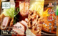 【211006】.【日本の米育ち平田牧場三元豚ブロック･挽肉詰合せ（４種）】