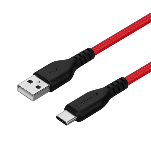 Owltech(オウルテック) 断線に強く柔らかい USB タイプA to Cケーブル 1m ブラックレッド OWL-CBA4CA10-BKRE 【 ケーブル 家電 神奈川県 海老名市 】 1230778 - 神奈川県海老名市