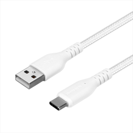 大人気の超タフストロングUSB Type-A to タイプCケーブルの新モデルです。100000回以上の屈曲試験に耐え、コネクタの付け根にロングブッシュ形状を採用し、引っ張りや引き裂きに強く防弾チョッ