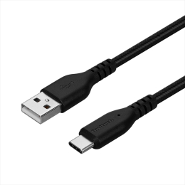 大人気の超タフストロングUSB Type-A to タイプCケーブルの新モデルです。100000回以上の屈曲試験に耐え、コネクタの付け根にロングブッシュ形状を採用し、引っ張りや引き裂きに強く防弾チョッ