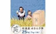 佐渡島産 ゆきん子舞 白米25kg(5kg×5袋)【令和5年産】