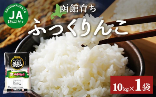 JA新はこだて函館育ちふっくりんこ10ｋｇ×1袋 | 三菱重工浦和レッズレディースの選手も絶賛！ | 【 ふるさと納税 人気 おすすめ ランキング お米 精米したて 白米 米 特Aランク米 ご飯 ふっくりんこ北海道 北斗市 送料無料 】 HOKV001 1247922 - 北海道北斗市