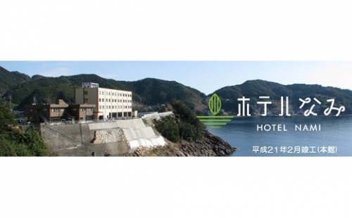 ホテルなみ宿泊券（釣り好き、一人気ままプラン） 1248318 - 三重県熊野市