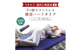 国産ウレタンを使用した、1枚で寝られる高反発の体圧分散マットレスのハードタイプです。腰部を硬くしたバランス構造で、腰痛にお悩みの方にもおすすめ。一つひとつの「点」が優しく全身を支え、理想の寝姿勢をキー
