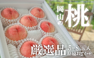 KF-A015【きよとう】厳選品 旬の桃（品種おまかせ）5-8玉入