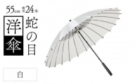 蛇の目洋傘　雨傘(親骨55㎝)　カラー10色 [K-035003_01]