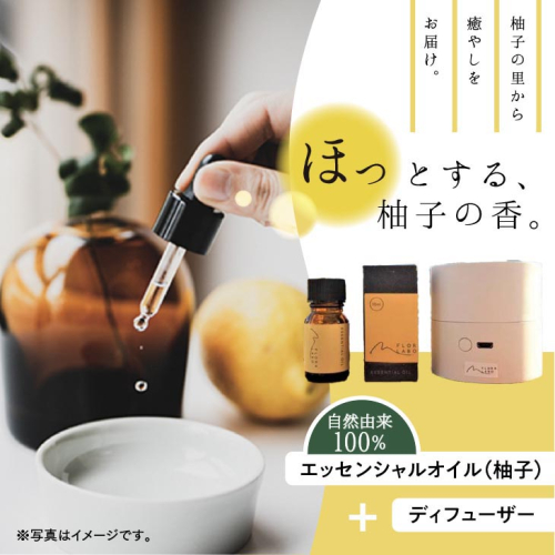 FLORA　LABO　ディフューザーセット　＜電化製品 家電 デスクワーク テレワーク 在宅勤務 リモートワーク インテリア リラックス 癒し 柚子 ユズ ゆず 愛媛県 鬼北町＞ 1257451 - 愛媛県鬼北町