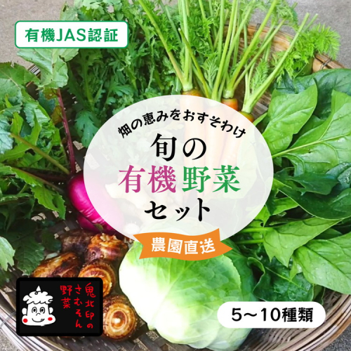 有機野菜セット＜野菜 やさい 詰め合わせ 野菜セット 旬 季節 サラダ 新鮮 産地直送 セット 愛媛県 鬼北町＞ ※離島への配送不可 1257518 - 愛媛県鬼北町