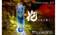 ハーバリウム blue 【花季・YANASEdesign.】 北海道 芦別市 [№5342-0147]