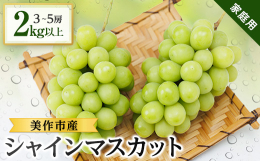 皮ごと食べられるシャインマスカットは芳醇な香りがあり、糖度(18〜21)も高くパリッとした食感でとてもジューシーです。この返礼品は小粒で熟成が進んでおり、果皮色が黄色になって糖度も高く皮が少し硬いです