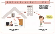 離れて暮らすご家族を見守る、東京ガスのくらし見守りサービス（1年間）